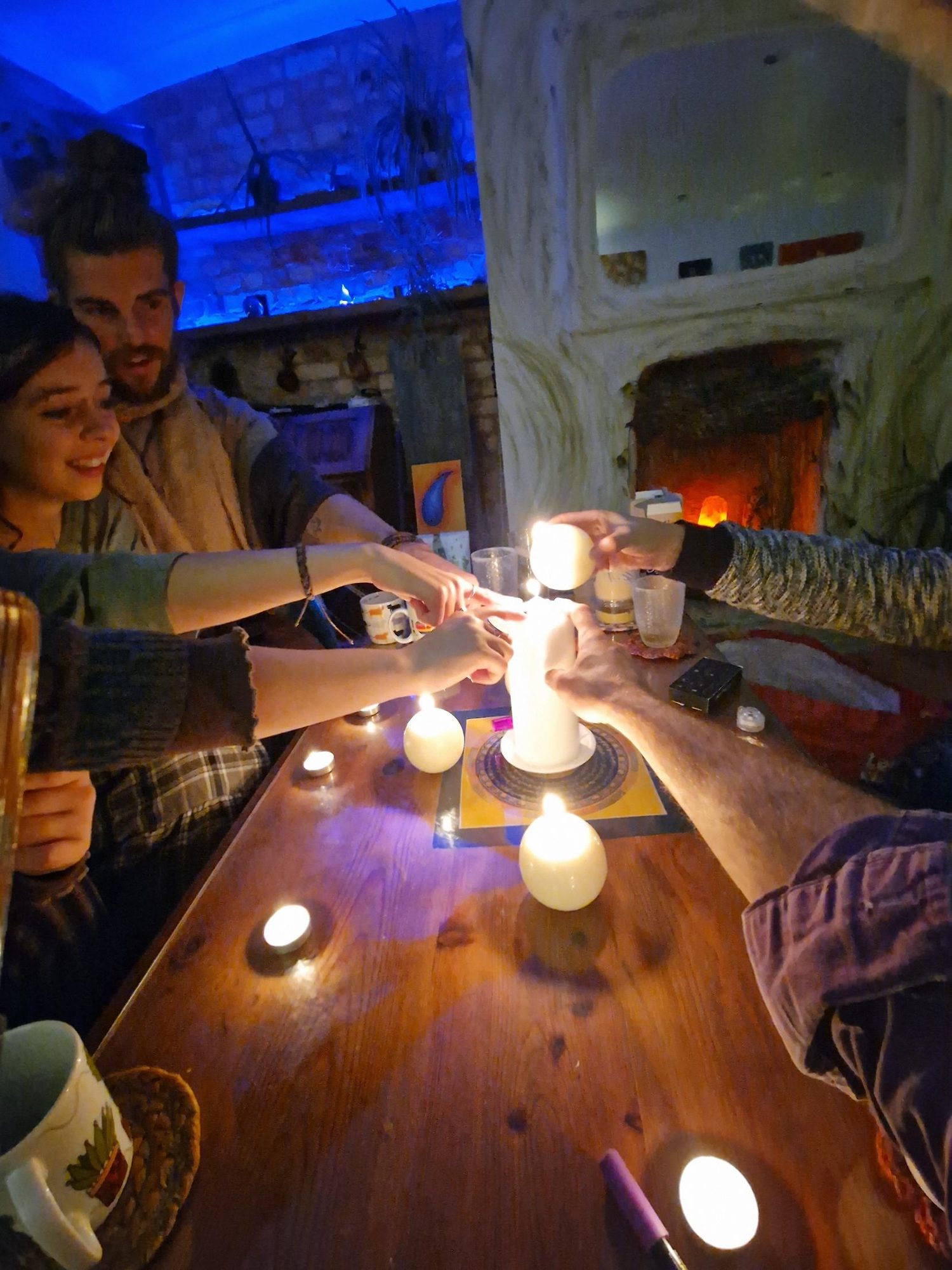 One flame, many hands